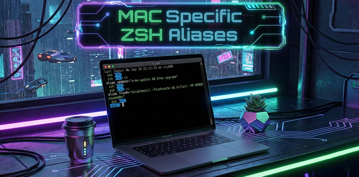 MAC Specific ZSH Aliases