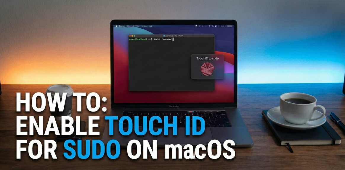 Enable Touch ID for sudo on macOS
